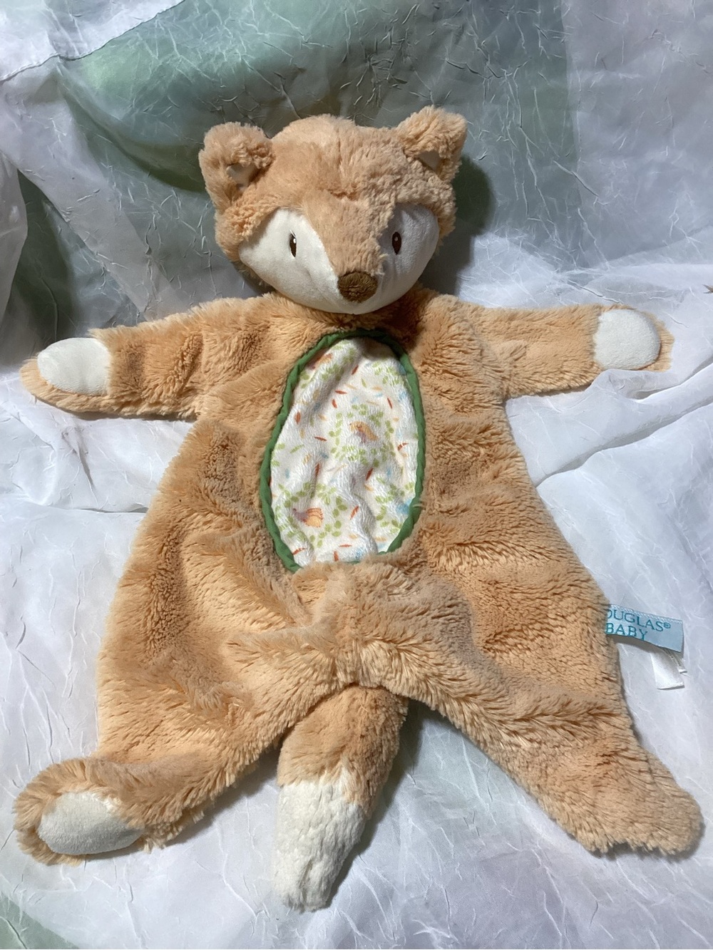 Douglas Baby Woodland Fox Sshlumpie Plush Stuffed Animal Security Blanket Lovey